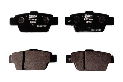 [NP0911] VALEO Rear Brake Pad Set