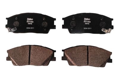 [NP0936] VALEO Front Brake Pad Set