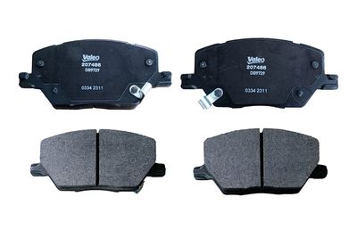 [NP0939] VALEO Front Brake Pad Set