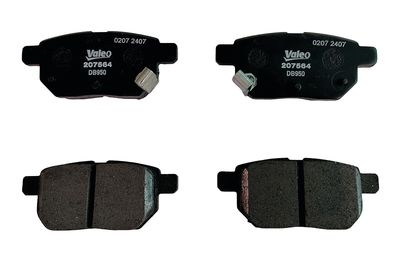 [NP0989] VALEO Brake Pad Set Rear